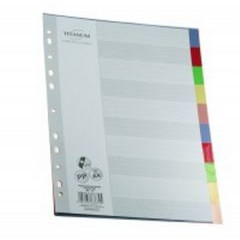 Titanum Przekładka A4 10 kolorów