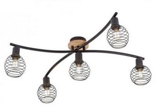 Leuchten Direkt 15925-79 - Żyrandol natynkowy EUGEN 5xE14/40W/230V