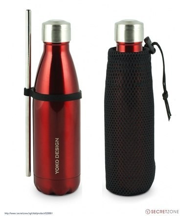 Yoko Design Yoko Design My SmartBottle Kit Shiny red 1395-7840