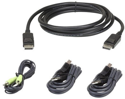 Aten CABLE KIT DisplayPort 1.2 /USB/SP L:3M 2L-7D03UDPX4