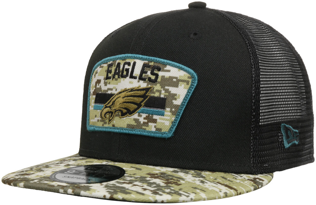 New Era Czapka 9Fifty Salute to Service Eagles by czarny, One Size