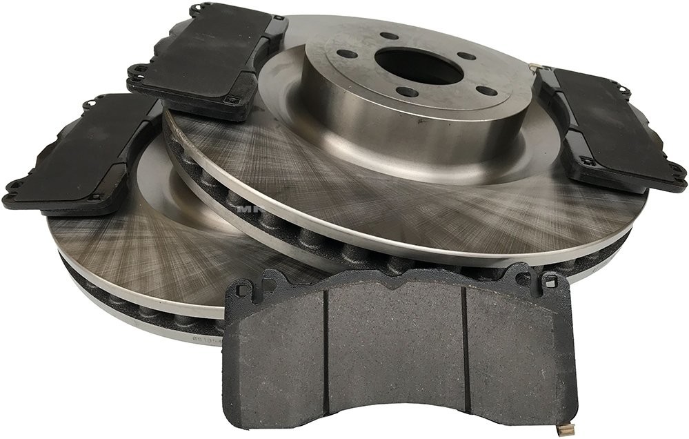 BREMBO Przednie klocki + tarcze hamulcowe 380mm Ford Mustang 5,0 V8 2015 system Q1681954+SCD1792