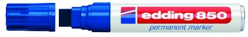 Edding 850 Permanent Marker, niebieskie (Box of 5) 4-850003