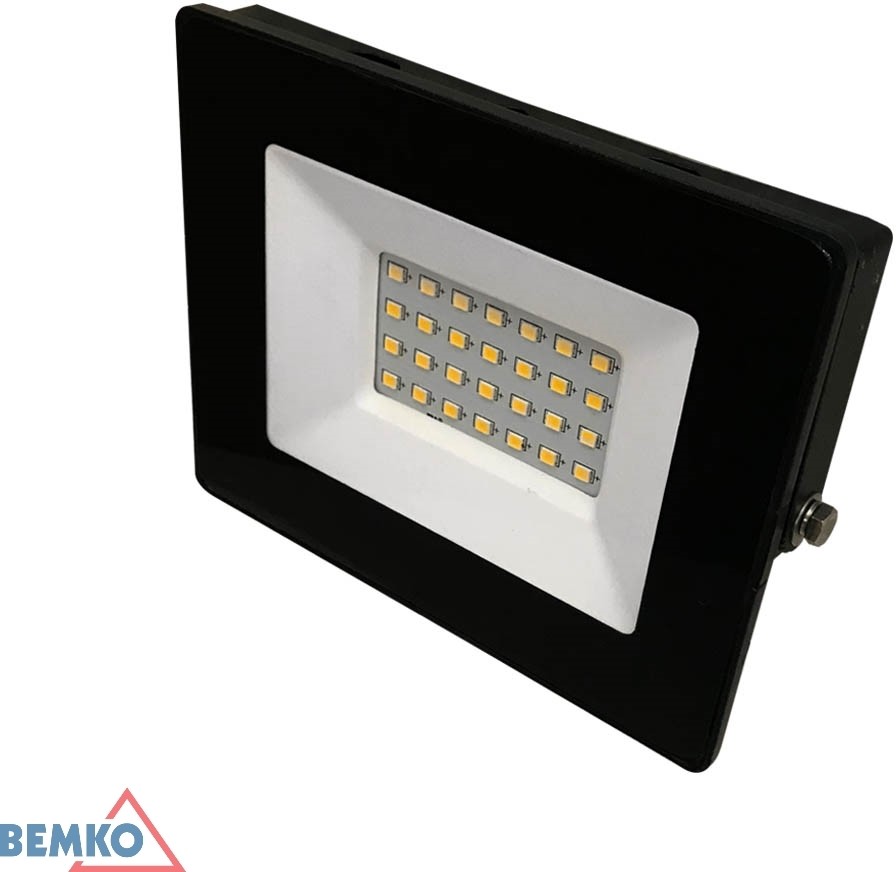 Bemko Naświetlacz-LED-SMD-KASTEL-20W-4000K-1600LM-IP65-CZARNY C64-LFK-020BL-4K