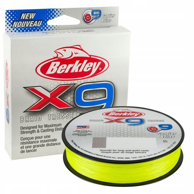 X9 Braid Fluro Green - 0,08mm/150m/7,6kg