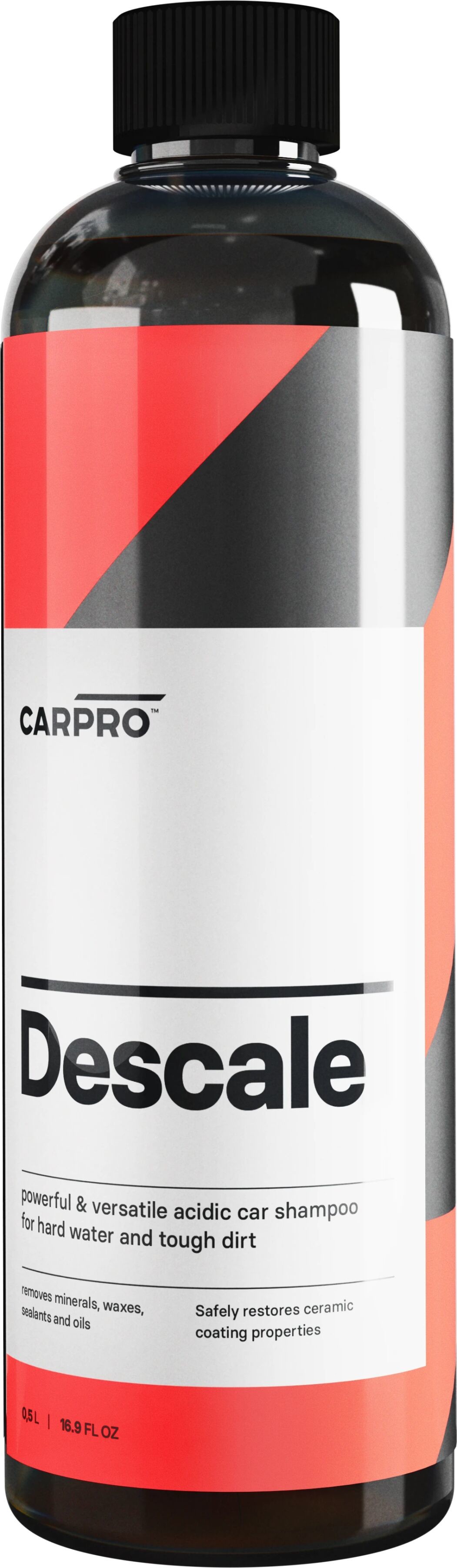 CARPRO CQUARTZ CarPro Descale kwaśny szampon samochodowy, odtyka powłoki ceramiczne 500ml CAR000353