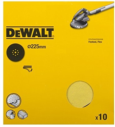 Dewalt DeWALT tarcza szlifierska 225 MM K60 Velcro 9-L, 10 ST, dt3164-QZ DT3164-QZ