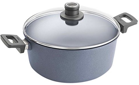 Woll Indukcja garnków  128dpil Diamond Lite odlew z 2 bocznymi uchwytami i szklaną pokrywką in-box, średnica 28 cm, wysokość 15,5 cm, 7,5 litrów 128DPIL