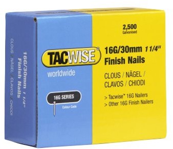 Tacwise Gwoździe tacwise 0293 ocynkowane ( G/30 mm ,2.500 sztuki na opakowanie) 0293