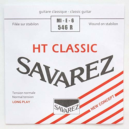 Savarez Struny do Classic Guitar Alliance HT Classic 546R pojedynczy sznur E6w standard, pasuje do zestawu strun 540R, 540RH, 540CR 655916