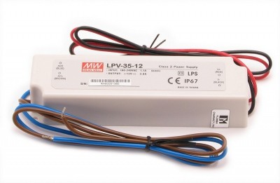 Mean Well Zasilacz LED LPV-35-12, 36W 12V/3A ZA LPV-35-12