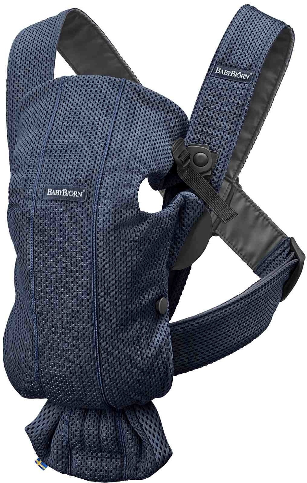 BabyBjorn MINI 3D Mesh nosidełko Ciemny Niebieski