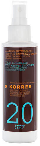 KORRES Spray do ciała z organicznymi olejkami SPF20