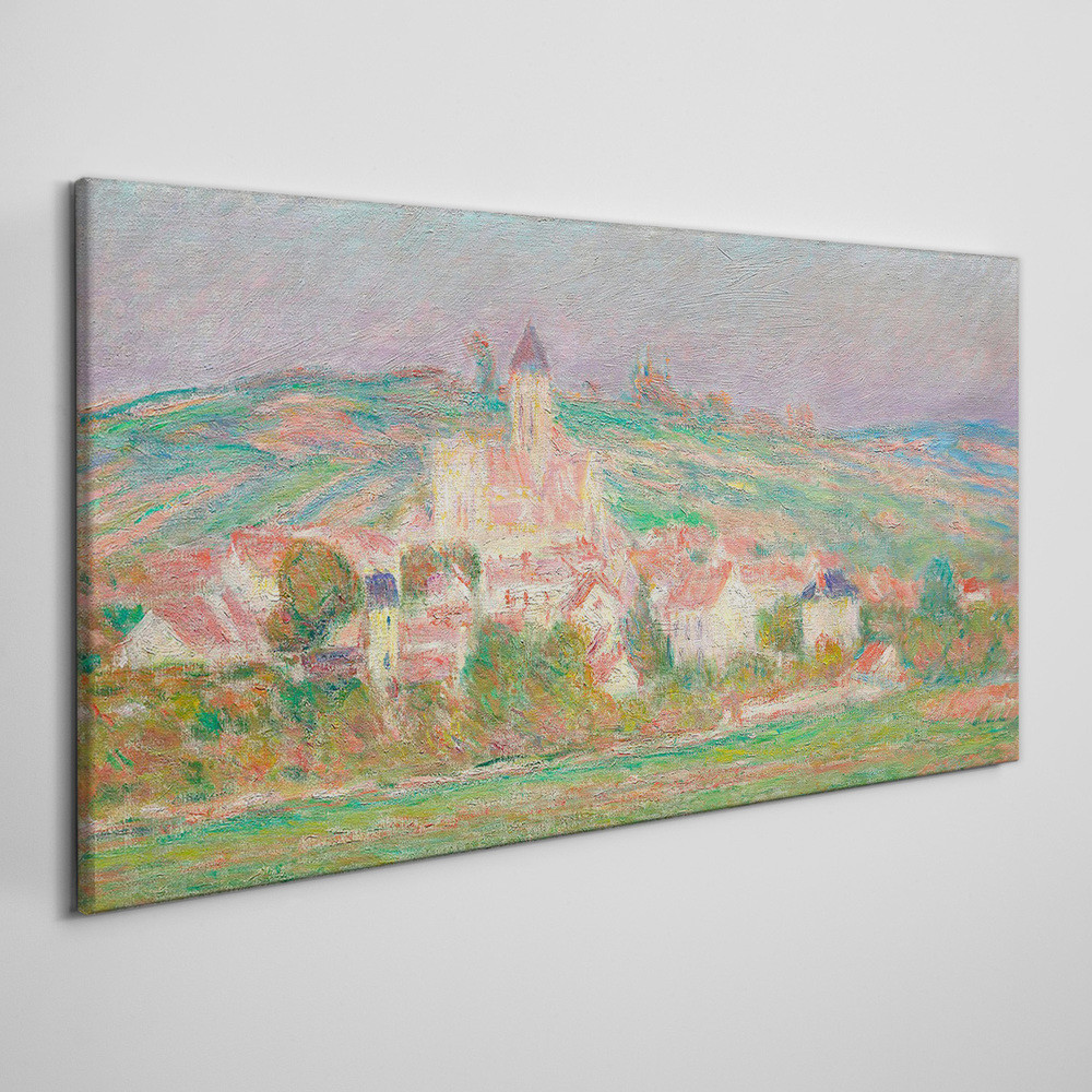 PL Coloray Obraz na Płótnie Vetheuil Zachód Słońca Monet 140x70cm