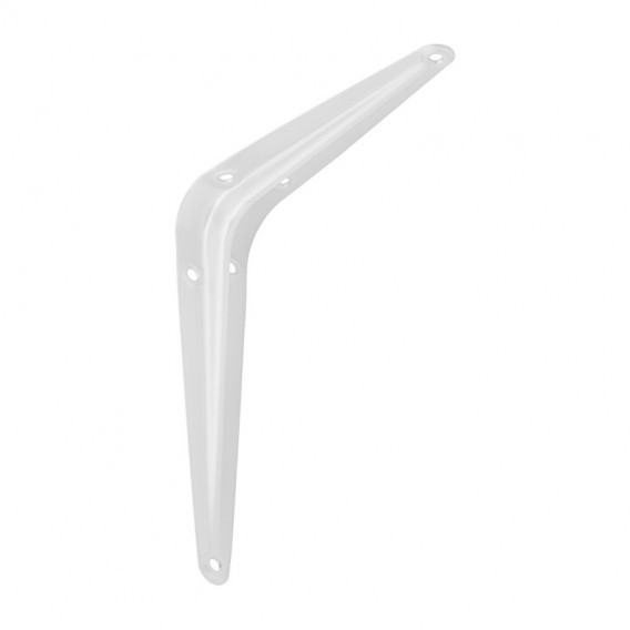 Wspornik stalowy 75x100mm biały