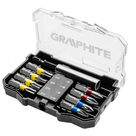 Graphite Zestaw bitów, 10 szt. TOP-56H614