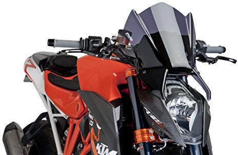 Puig 7014F przednia szyba naged New Generation Sport, ciemny dym 7014F