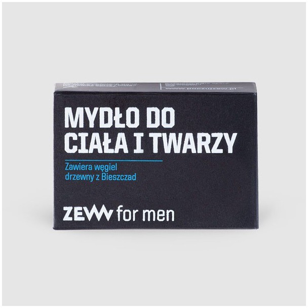 ZEW for Men ZEW for men Mydło do Ciała i Twarzy z węglem drzew 5906874538302