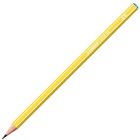 STABILO Stabilo 160/05  2B, ołówek automatyczny, stopień twardości 2B, opakowanie  szt., żółty 160/05-2B