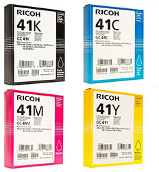 Ricoh Komplet Ricoh GC41 CMYK XL 9100 stron  oryginalny