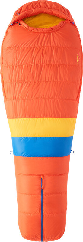 Marmot Always Summer Sleeping Bag Long, czerwony Double Zipper 2022 Śpiwory puchowe M1278119623DZ