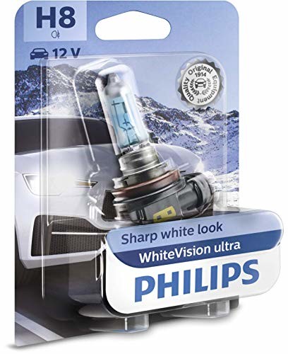 PHILIPS WhiteVision ultra H8 lampa reflektorowa, pojedynczy blister 12360WVUB1