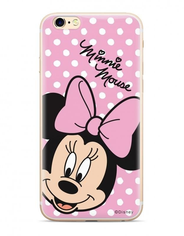 Disney Oryginalne etui z nadrukiem Minnie 008 do Huawei P30 Lite różowy (DPCMIN7608)