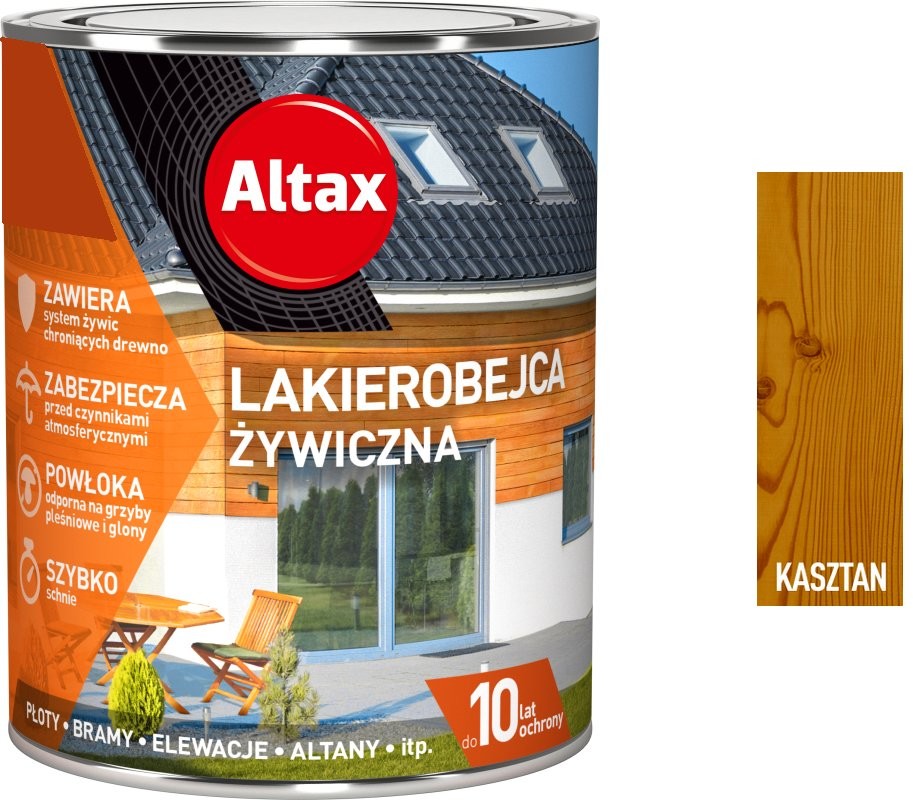 Altax Lakierobejca Żywiczna 0,75L Kasztan