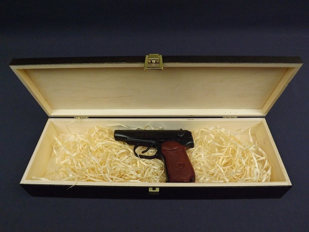 Denix SA REPLIKA W PUDEŁKU ROSYJSKI PISTOLET PM-MAKAROV MODEL 1112+P02 1112+P02