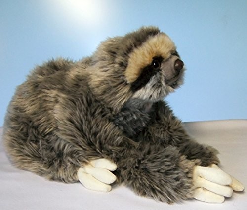 Uni-Toys LENIWIEC sloth 25 cm w pozycji siedzącej