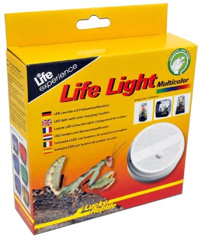 Lucky Reptile LL-1 Life Light z technologią LED, pasujące lampa LED do Insect tarrium, LiFe głośników oraz piramida Life, wielokolorowy