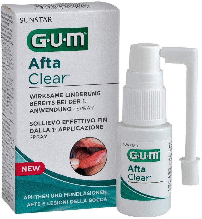 Sunstar Deutschland GmbH Gum Afta Clear Spray 15 ml
