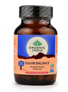Organic india Sugar Balance 60 organicznych kapsułek Organic India - wyreguluj poziom cukru
