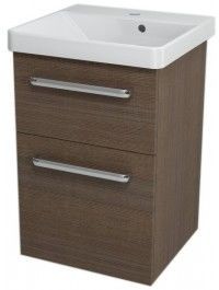 Sapho THEIA Szafka umywalkowa 46,4x70x43,5cm, 2 szuflady, sosna rustikalna TH056