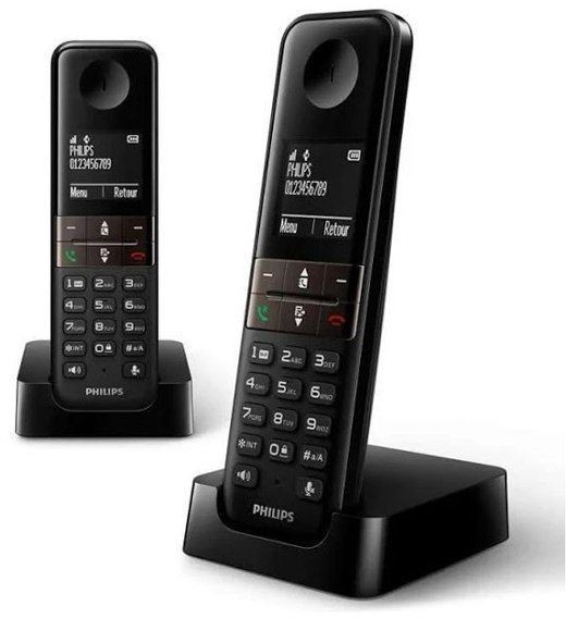 Philips Telefon Bezprzewodowy D4702B/34 Duo 1,8