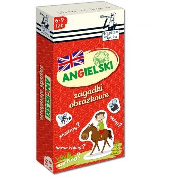 Edgard Gra Kapitan Nauka - Zagadki Obrazkowe - Angielski 6-9 Lat