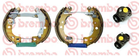 BREMBO Zestaw szczęk hamulcowych K 61 044