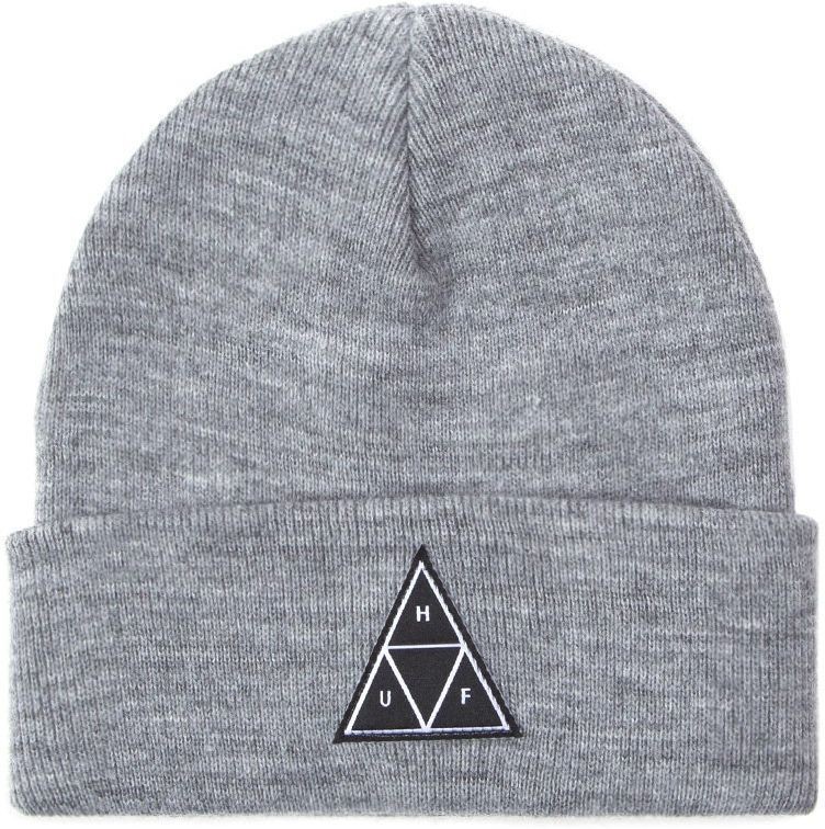 HUF czapka zimowa HUF TRIPLE TRIANGLE CUFF BEANIE Grey Heather