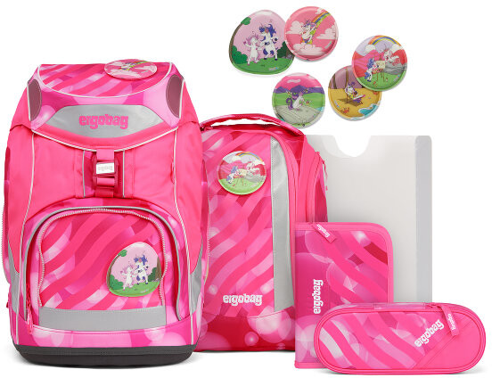 Ergobag Ergobag Pack Zestaw szkolny 6cz. włącznie z Klettie-Set kuntbärbuntes einhorn ERG-SET-001-A20