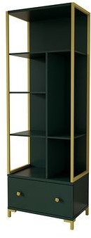 Helvetia Regał CLOE 88 Zielony + złoty 5900488577658