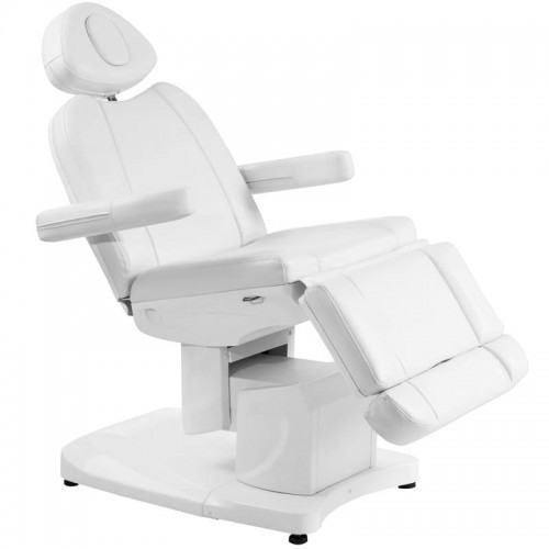 ActiveShop FOTEL KOSMETYCZNY ELEKTR. AZZURRO 708A 4 SILN. BIAŁY PODGRZEWANY 708A