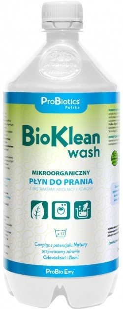 PROBIOTICS Probiotics Bioklean Wash 1L Naturalne Pranie płyn