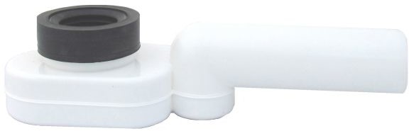 Syfon do pisuaru podtynkowy poziomy