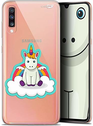 Samsung Caseink Etui ochronne do Galaxy A70, ultracienkie, motyw: jednorożec CRYSPRNTA70BABYUNI