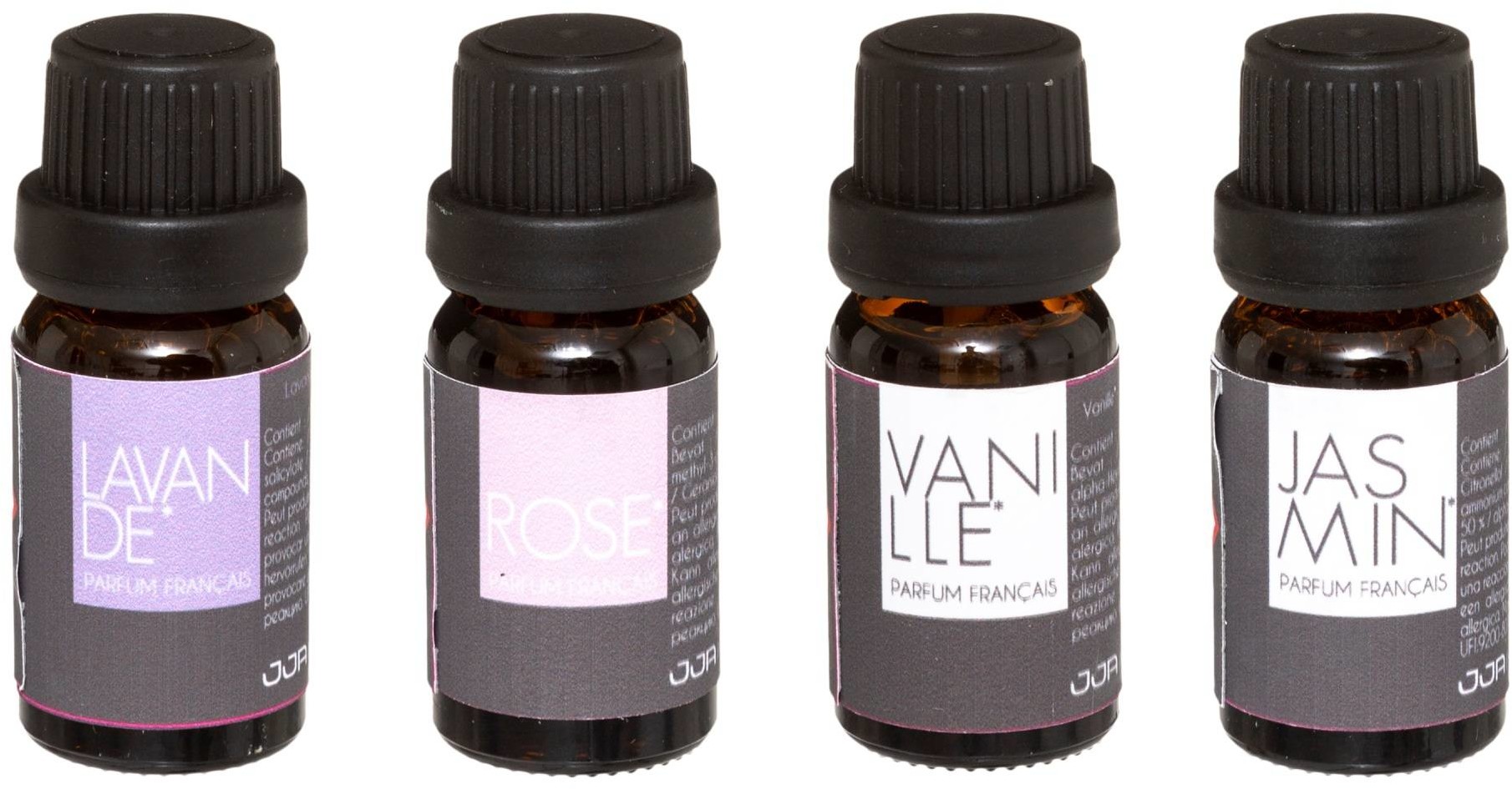 Atmosphera Olejki zapachowe z maliną i czerwonymi owocami 4 x 10 ml 172728-VANILLE JASMIN ROSE/LAVANDE