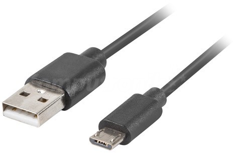 Lanberg Kabel USB Lanberg Kabel USB micro BM AM 2.0 3m czarny QC 3.0 CA-USBM-20CU-0030-BK