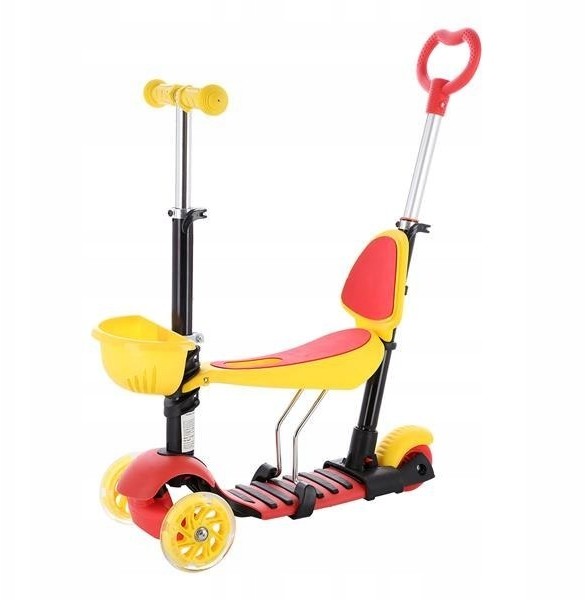 Signa HLB07 4w1 Black-yellow-red Hulajnoga Dziecięca Sig