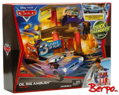 Mattel  Cars - Platforma wiertnicza