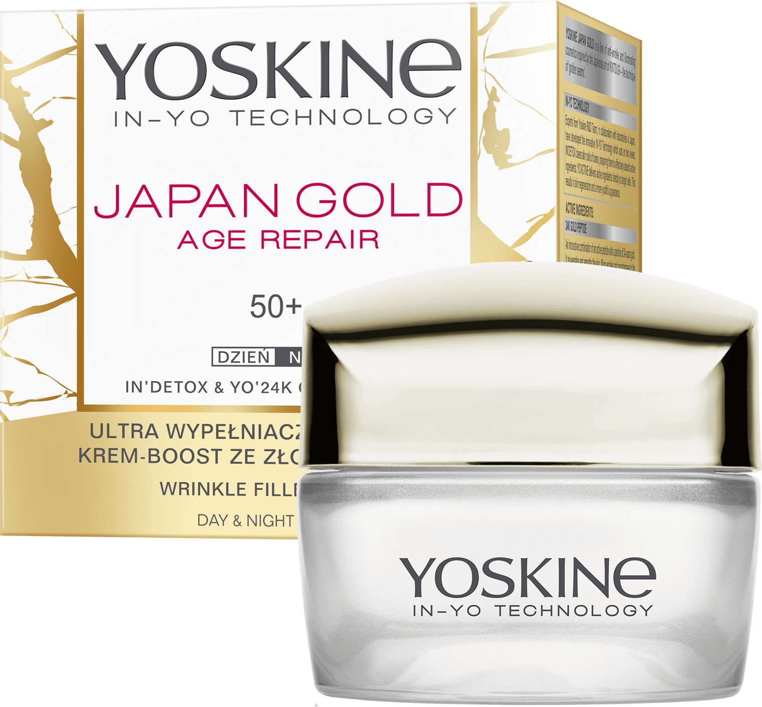 Yoskine Japan Gold Krem na dzień i noc 50+ 50ml 010214019