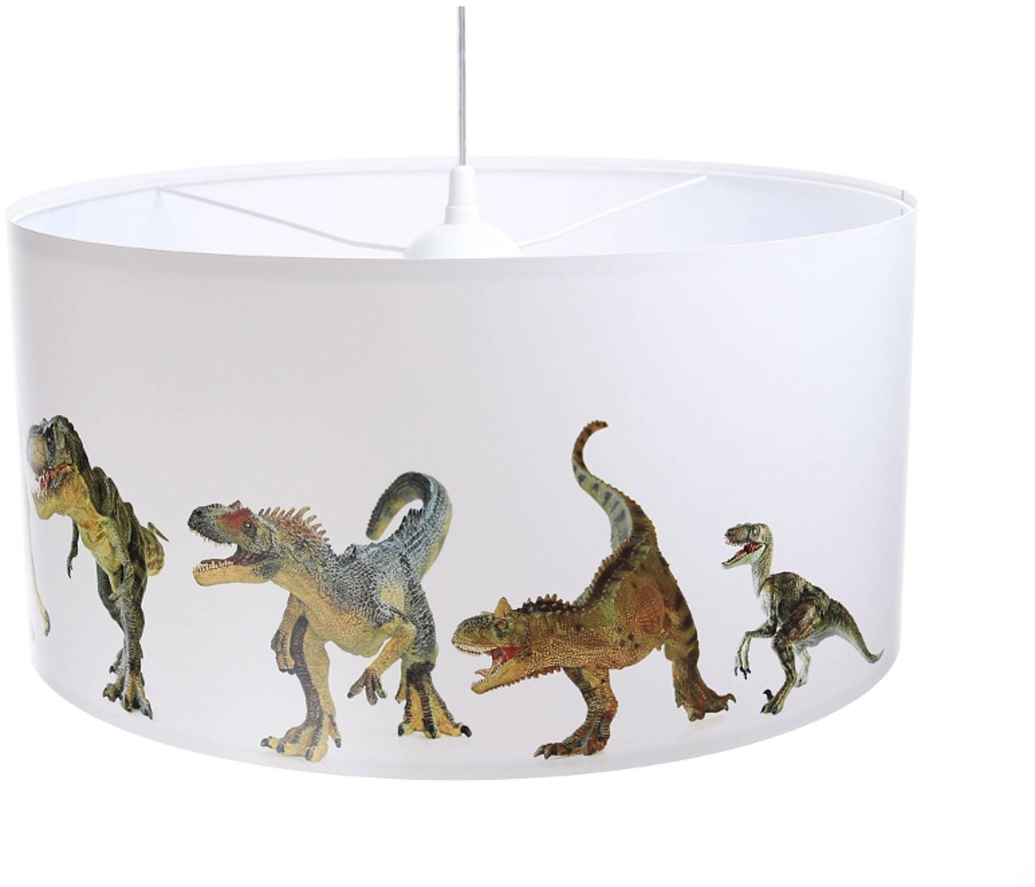 Euluna Lampa wisząca dziecięca Dino z motywem zdjęcia